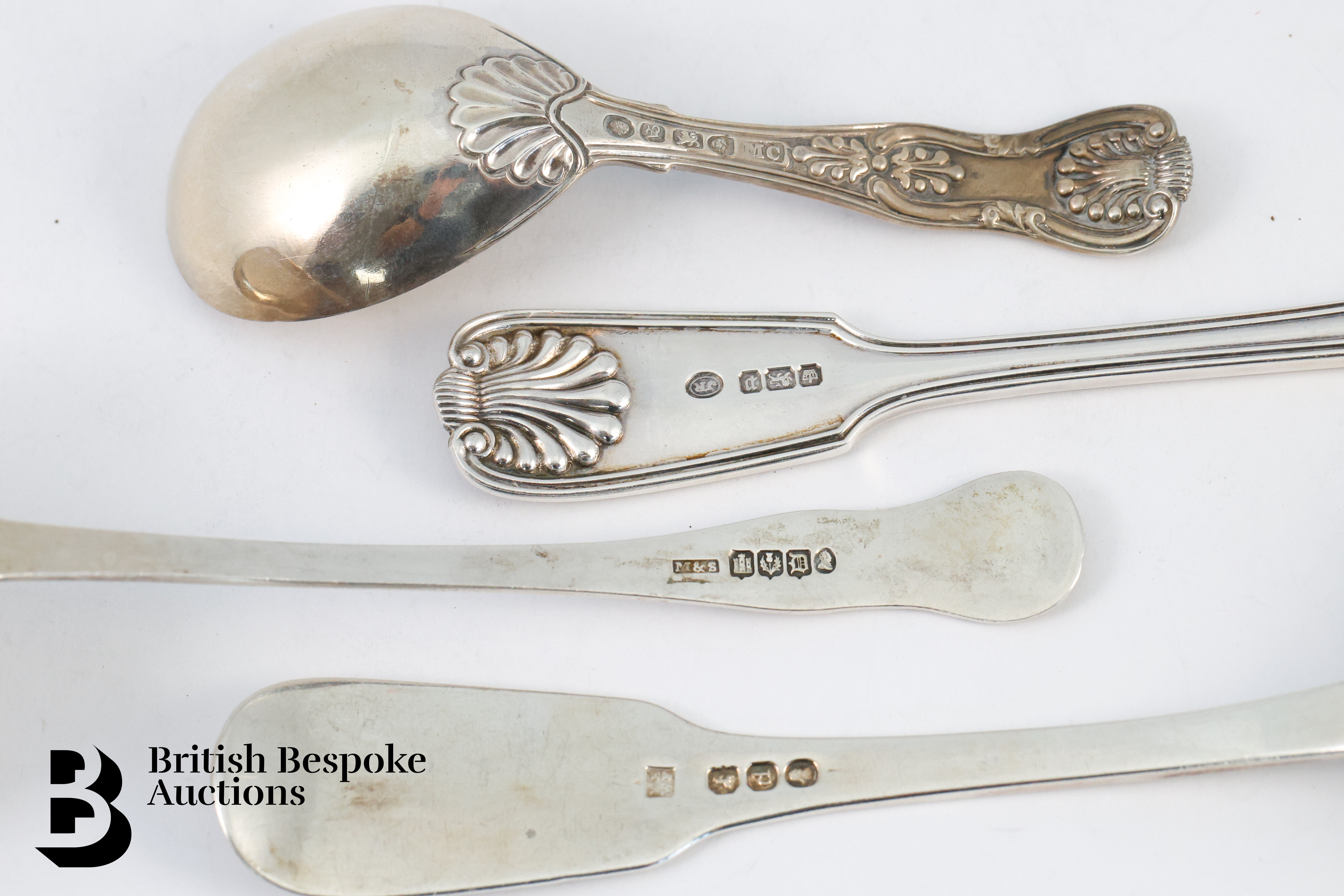 Silver Dessert Spoons - Image 3 of 3