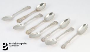 Six Silver Teaspoons