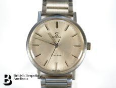 Gents Omega Stainless Steel Wrist Watch