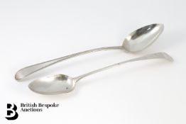 George III Silver Basting Spoons