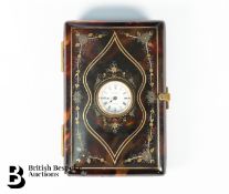 Tortoiseshell and Gold Card Case