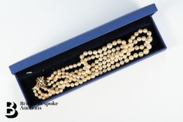 Graduated Three Strand Pearl Choker