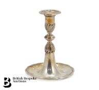 French Silver Candlestick