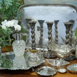 Silver, Portrait Miniatures, Art & Furniture