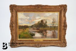 Sir David Murray, Scottish (1849-1933) Oil on Board