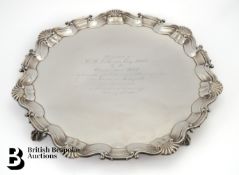 Victorian Silver Salver