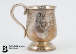 Silver Christening Mug