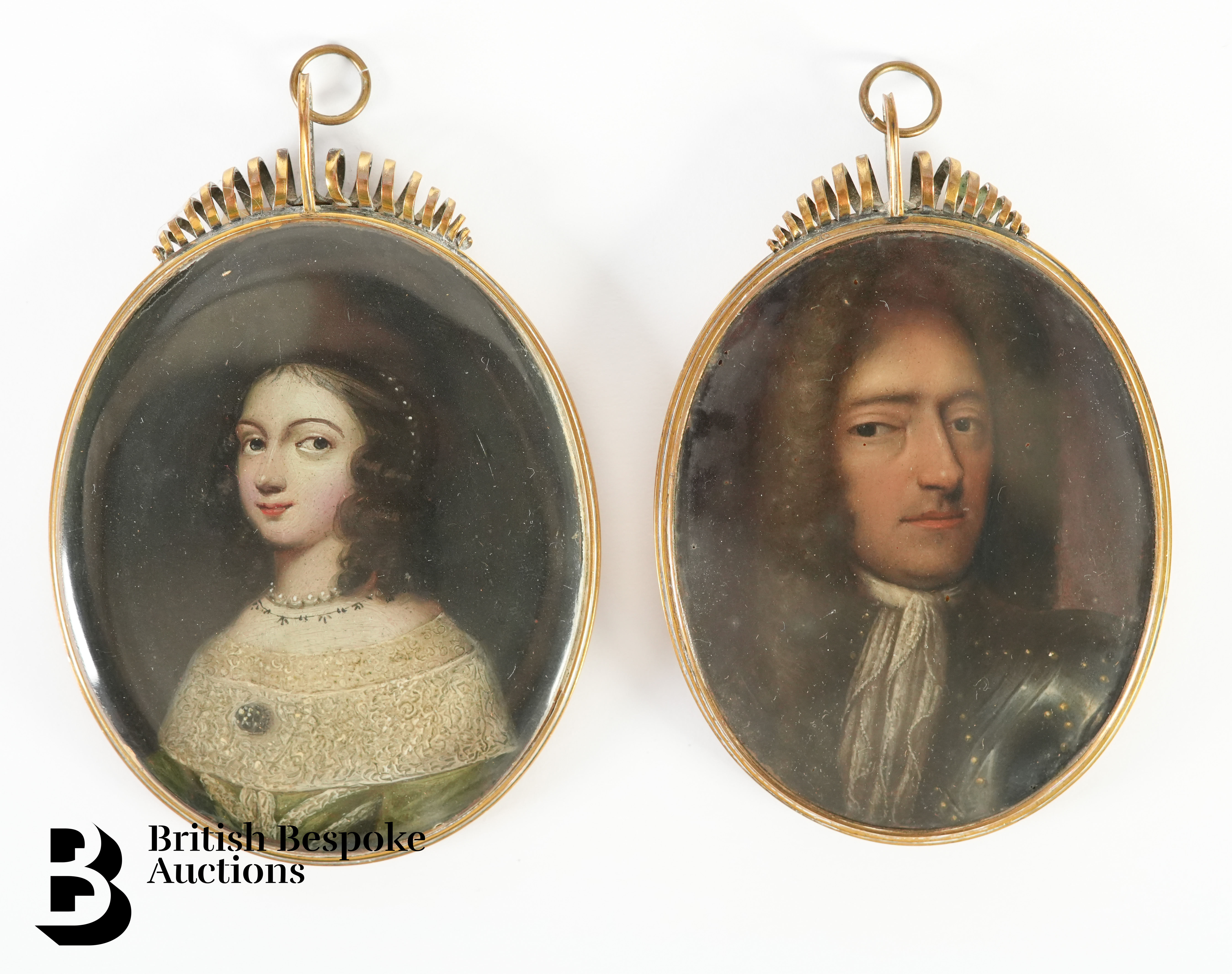 Two Late 17th Century Portrait Miniatures
