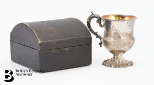 Victorian Silver Christening Mug