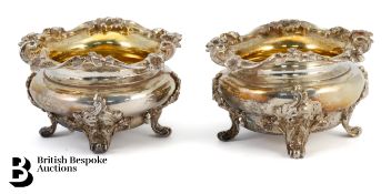 William IV Silver Salt Cellars
