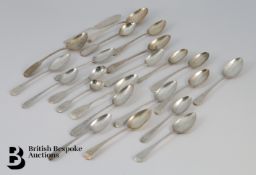 Miscellaneous Silver 19th Century Tea Spoons