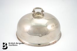 Silver Plated Oval Meat Dome