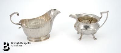 George V Silver Sauce Boat