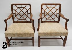Set of Eleven Mahogany George III Cockpen Chairs