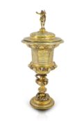 Royal Christening Gift - Queen Victoria Silver Gilt Cup and Cover