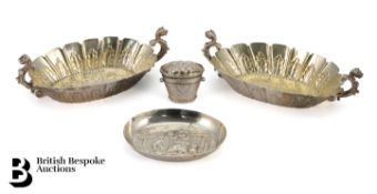 Dutch Silver Trinket Trays