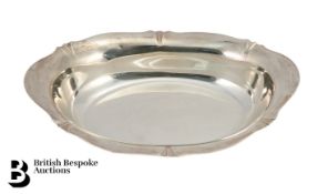 Oval Silver Bowl