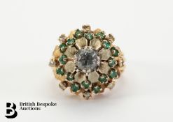 14ct Yellow Gold Emerald Ring