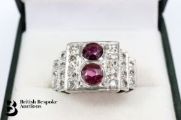 Art Deco Platinum Diamond Ring