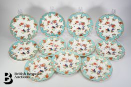 Crown Derby Quail Plates
