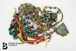 Collection of Miscellaneous Hardstone Necklaces