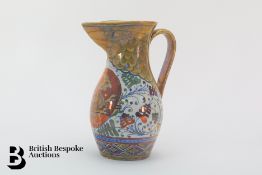 Italian Lustre Majolica Pitcher