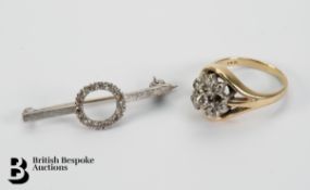 14ct Gold Diamond Ring