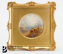 Royal Worcester Plaque by John Stinton