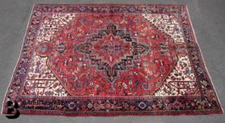 Antique Persian Heriz Carpet