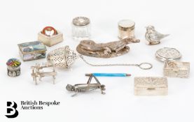 Miscellaneous Miniature Silver Items