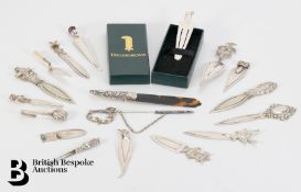 Sterling Silver Book Marks