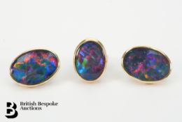 14ct Gold Opal Doublet Ring