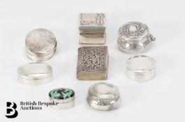 Silver Ring Box and other Silver Boxes