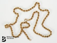 9ct Gold Rope Chain