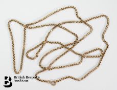 Vintage 9ct Gold Muff Chain
