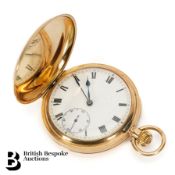 Omega 15ct Full Hunter Pocket Watch