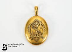 Victorian 15ct Gold Locket