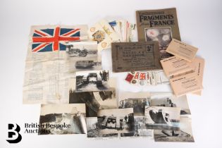 Collection of German and British War Photographs and Ephemera