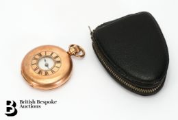 9ct Gold Half Hunter Pocket Watch