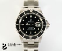 Gentleman's Stainless Steel Rolex Submariner Superlative Chronometer