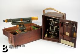 Keuffel & Esser Co Surveyor's Transit and a Berger & Sons Transit Theodolite