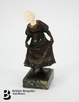 Anton Enstorfer (Austrian) Patinated Bronze