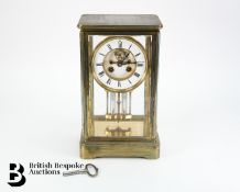 French Skeleton Mantel Clock