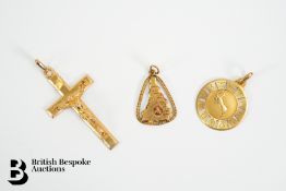 18ct Yellow Gold Capricorn Pendant