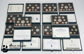 The Royal Mint Proof Coin Collection Packs 1989-1999