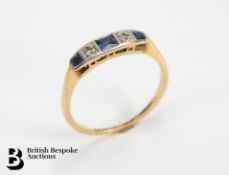 18ct Gold and Sapphire Ring