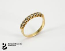 18ct Half Eternity Diamond Ring