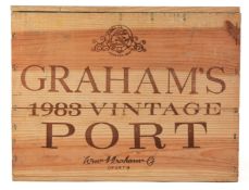 Twelve Bottles of Graham Vintage Port 1983