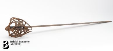 18th Century Basket Hilted Sword