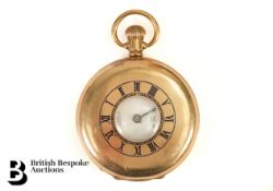 9ct Gold Half Hunter Pocket Watch